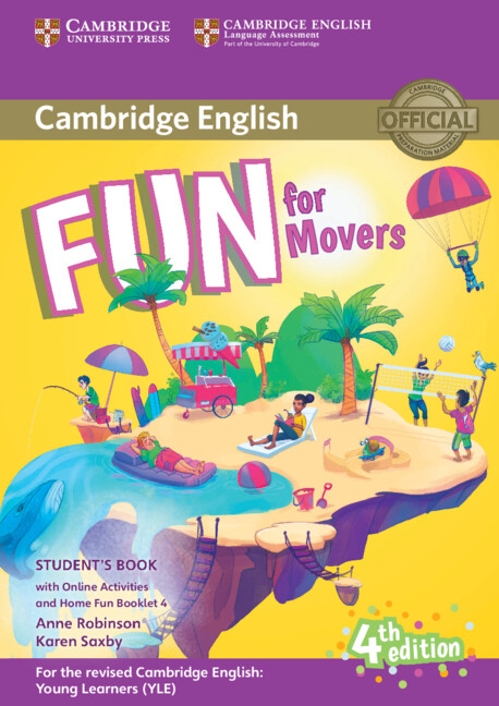 Fun for Movers 4th edition Student's Book with Home Fun Booklet cover